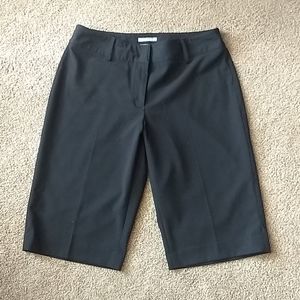 Apt‎ 9 Women's Size 8 Dress Bermudas Black Business Casual Summer Solid Active